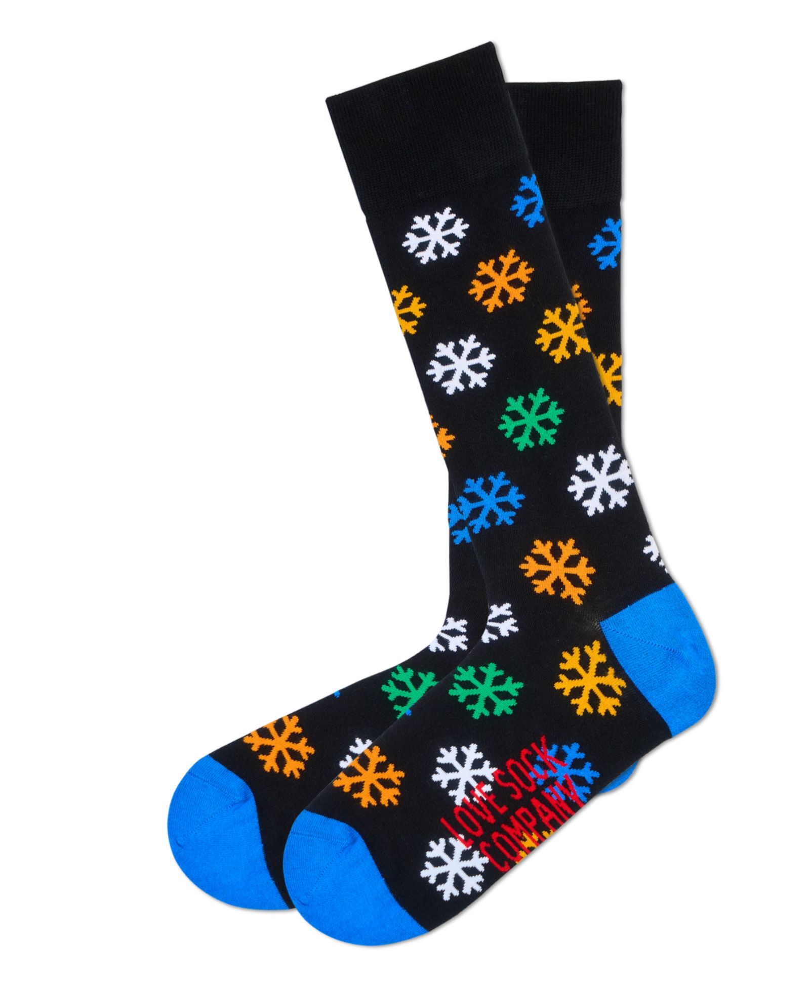 Love Sock Company Men's Snowflake Socks