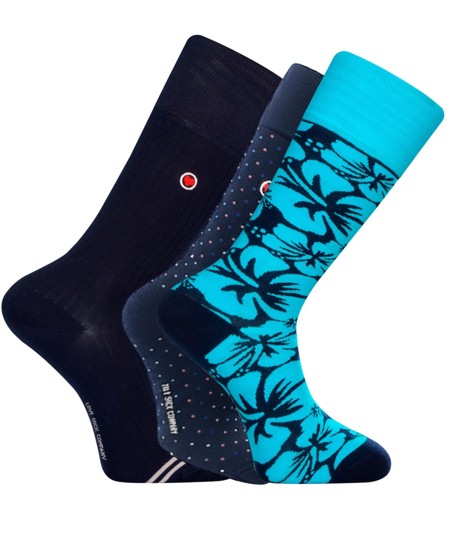 Мужской подарочный набор носков Love Sock Company Malibu, 3 пары