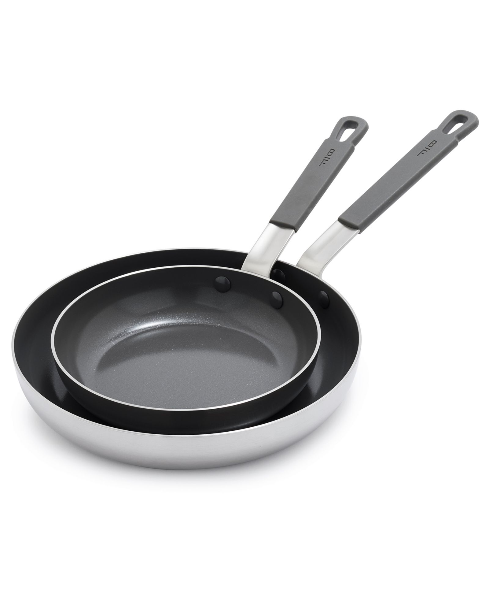 GreenPan Набор сковородок GreenPan X Bobby Flay Nonstick Stainless Steel 8" и 10"
