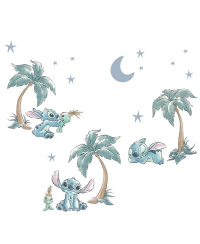 Настенные наклейки для детской Disney Stitch Bedtime Originals