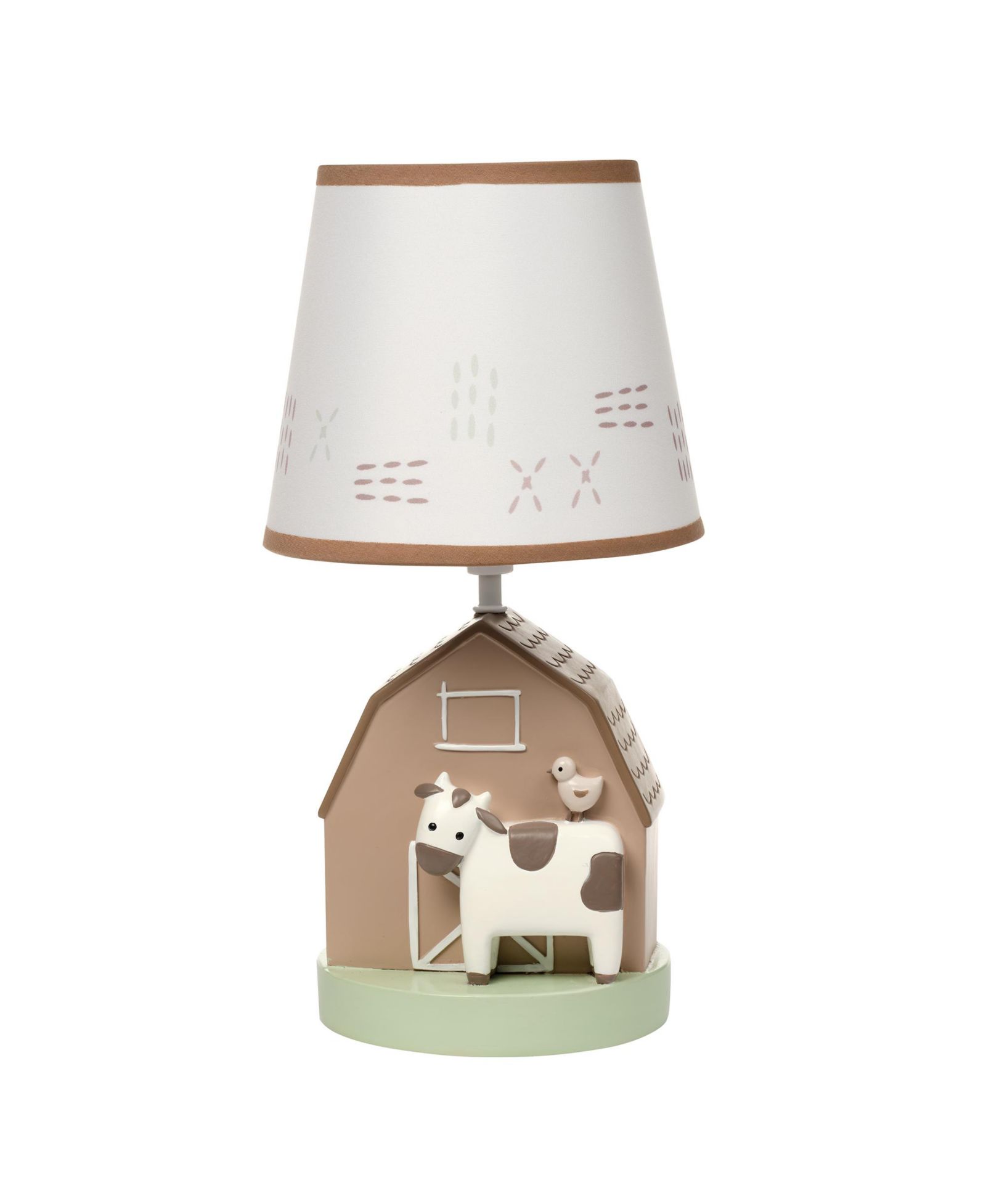 Декоративная настольная лампа Bedtime Originals Farmyard Friends с абажуром
