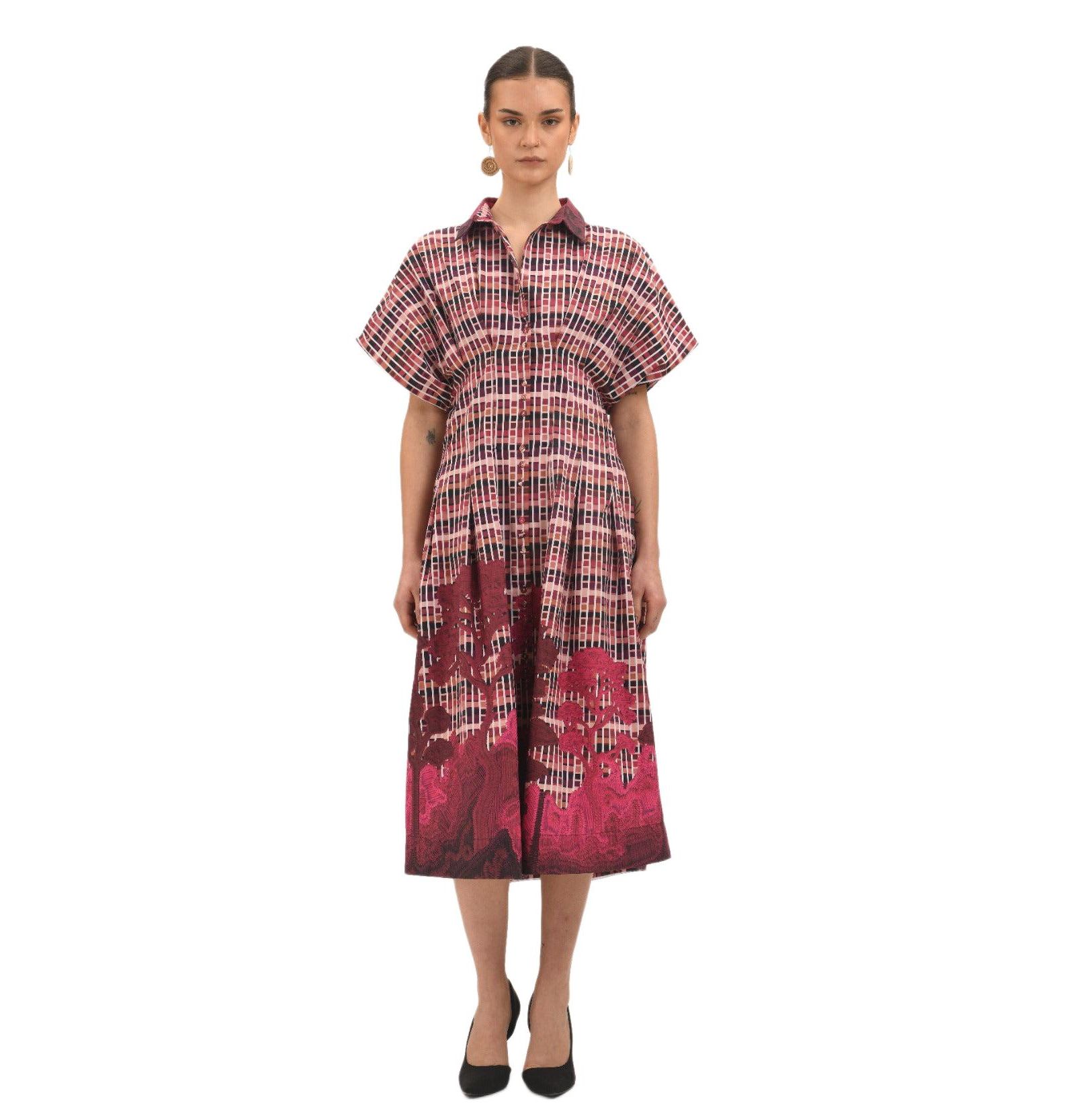 Платье Celina Moon Women's Tartan Midi