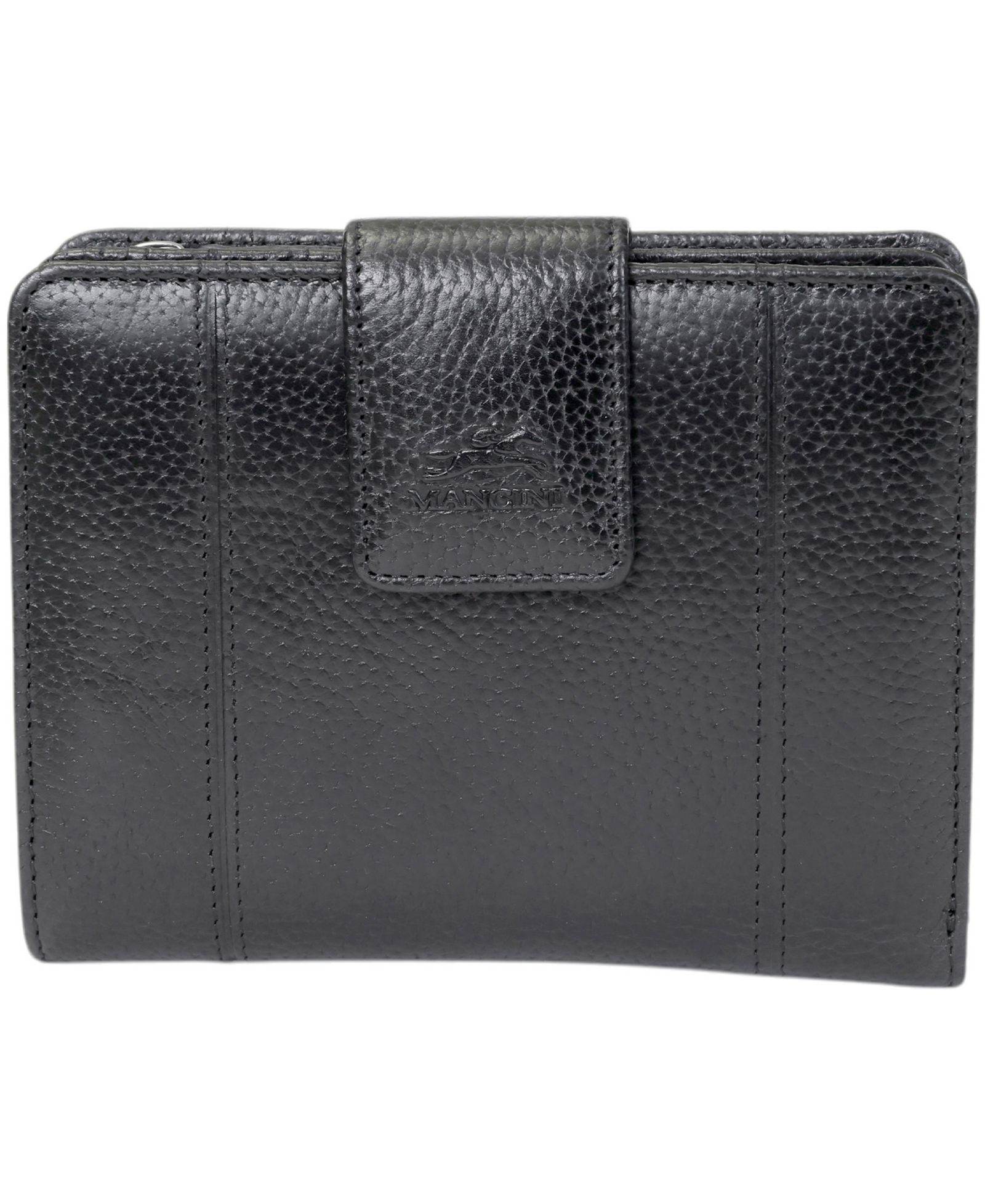 Mancini Fifth Avenue RFID Secure Zipper Clutch