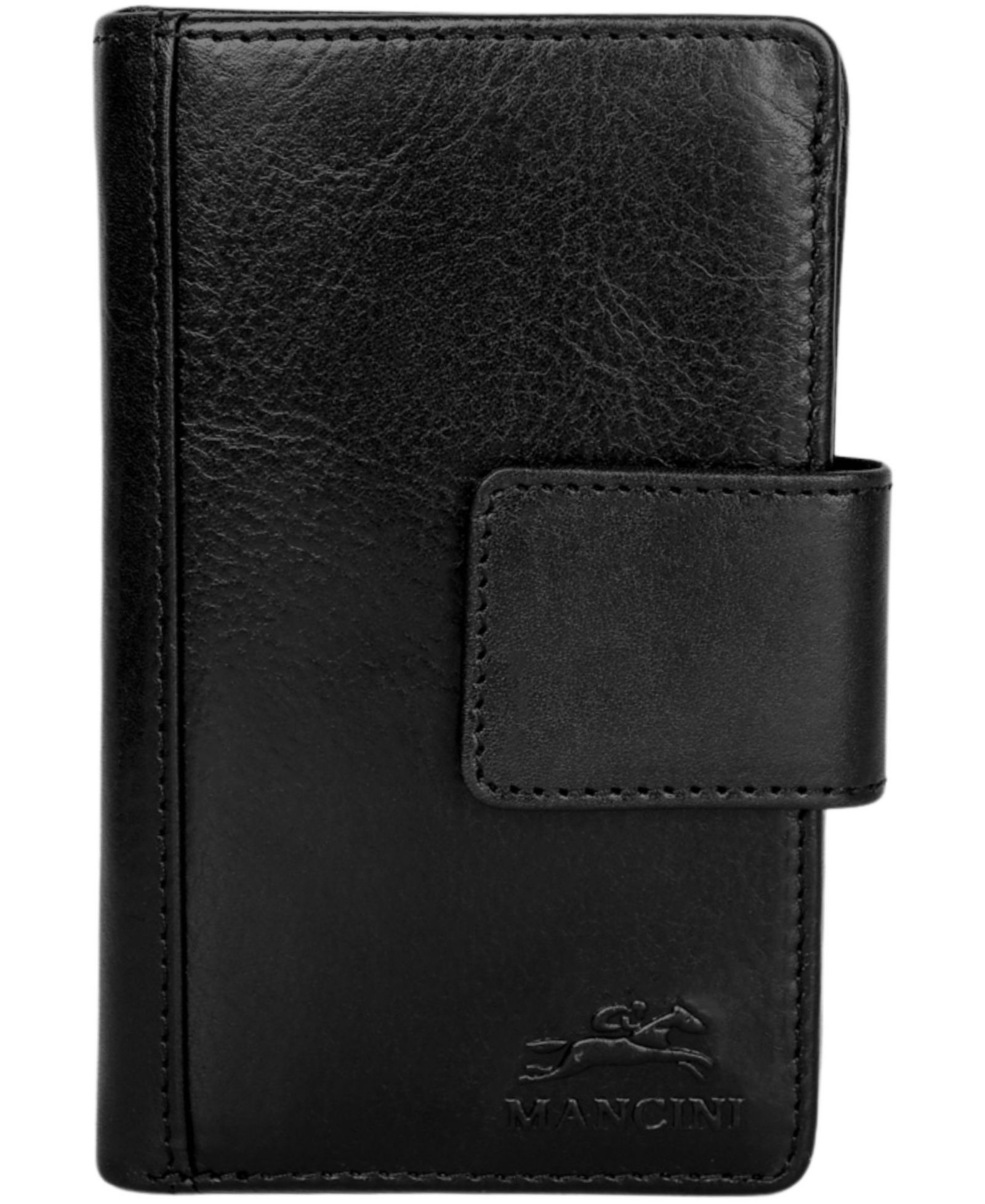Mancini Pelle D'oro RFID Secure Snap Trifold Wallet