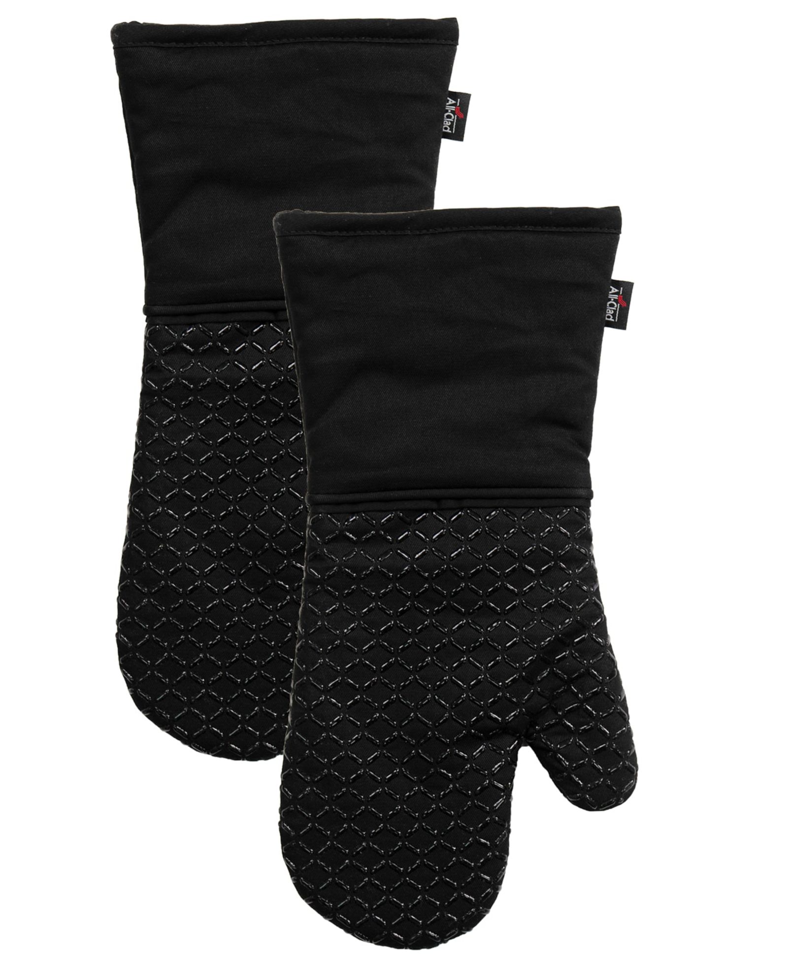 Комплект из 2 предметов All-Clad Ogee Silicone Cotton Oven Mitts