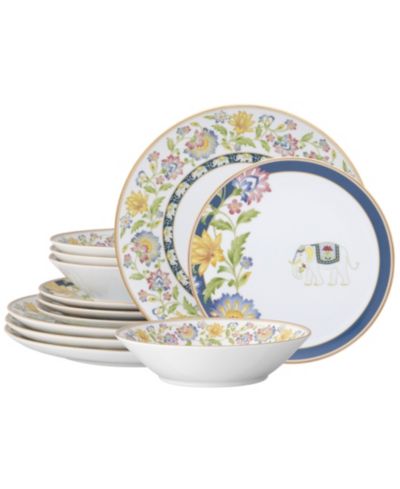 Набор столовой Noritake Tusker Garden, 12 предметов, на 4 персоны