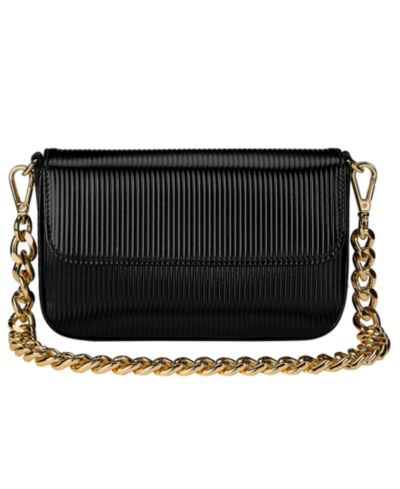 GiGi New York Кожаная сумка на плечо с тиснением Twiggy