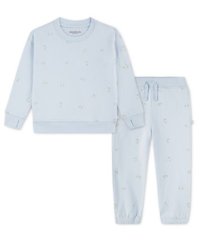 Детский комплект из свитшота и брюк abercrombie kids для девочек