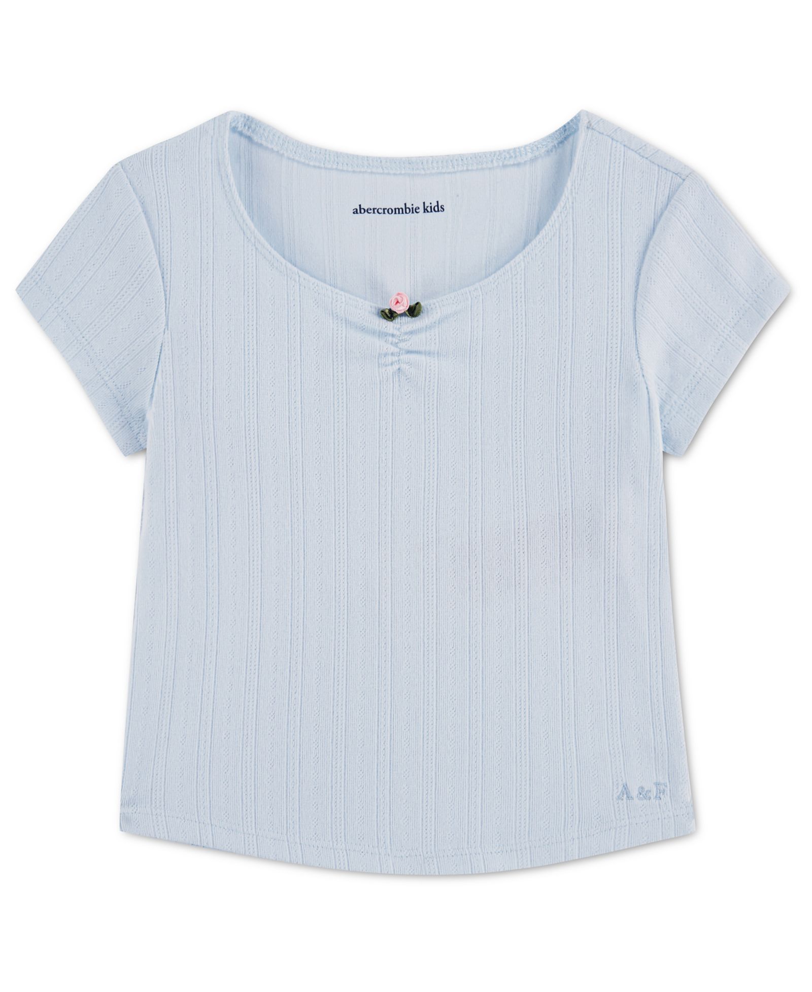 abercrombie kids Toddler Girls' 2T-5T Scoop Neck T-Shirt