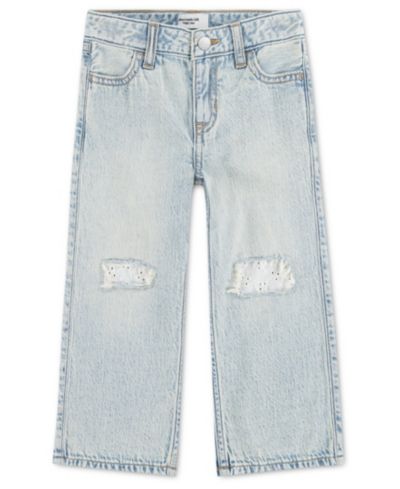 Джинсы abercrombie kids Toddler Girls' 2T-5T Eyelet Baggy
