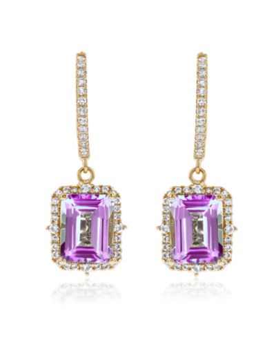 Purple amethyst / gold