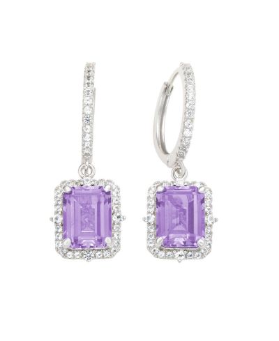 Purple amethyst / silver