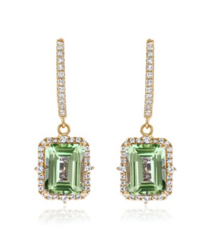 Green amethyst / gold