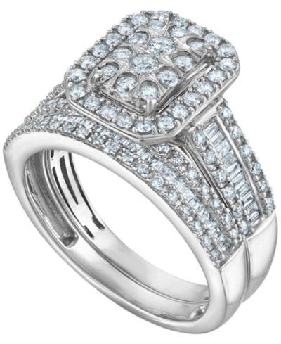 Macy's Diamond Bridal Set (1 ct. t.w.) in 10k White Gold