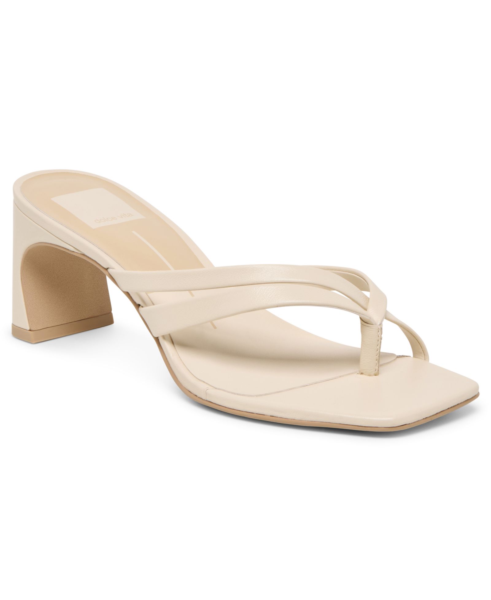 Dolce Vita Women's Gessie Strappy Blade Heel Thong Dress Sandals
