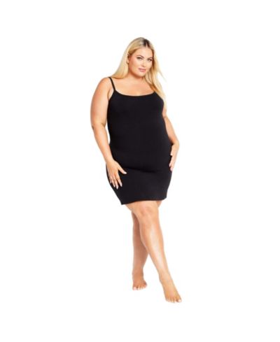 Avenue Women's Plus Size Essential Cotton Knit Slip
