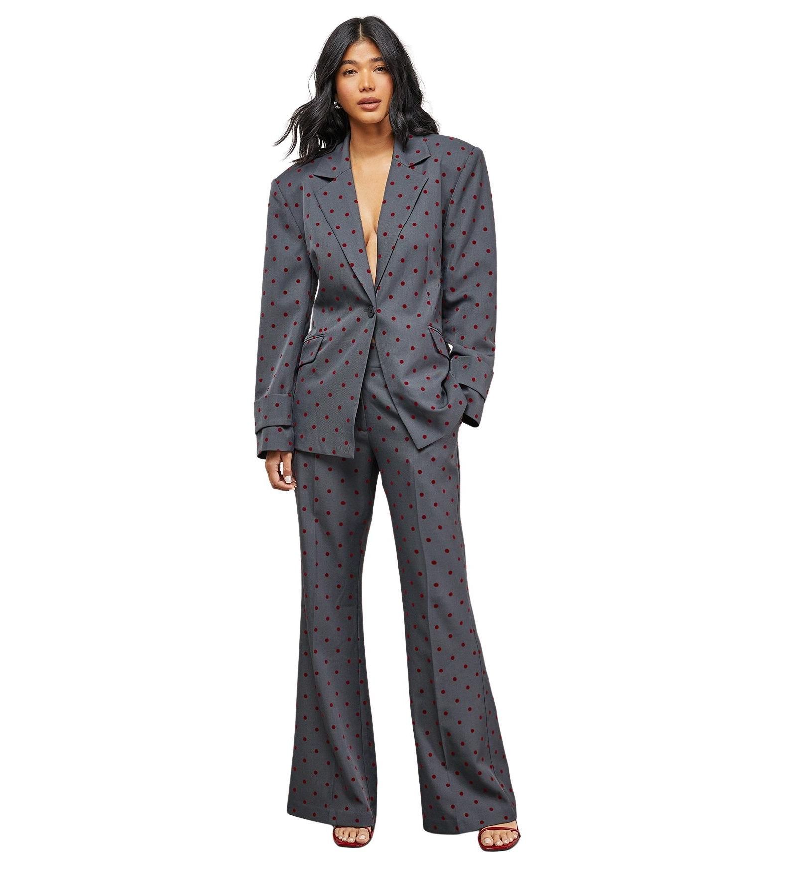 Warehouse Women's Velvet Spot Blazer