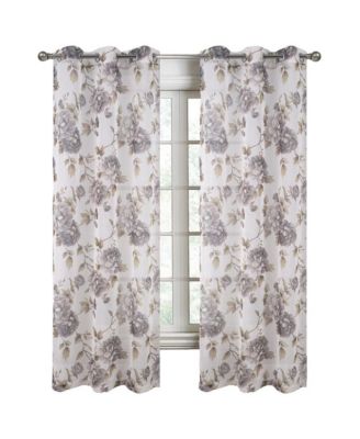 RT Designers Collection Ellie Doily Grommet Light Filtering Window Curtain Panel for Bedroom