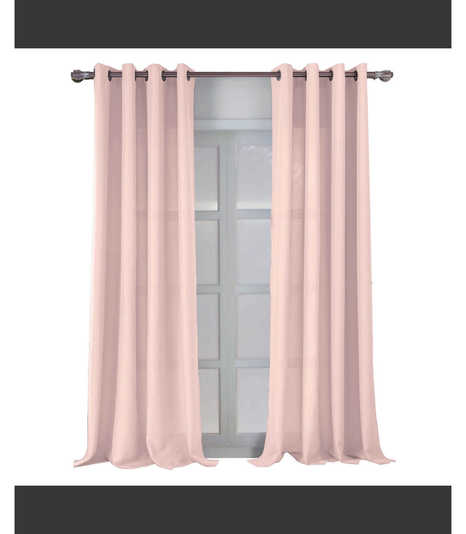 RT Designers Collection штора Cole с текстурой и люверсами, затемняющая, 54" x 84
