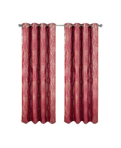 RT Designers Collection штора RT Designer Collection Hailey Halo Foil Blackout Grommet Red 52" x 90"
