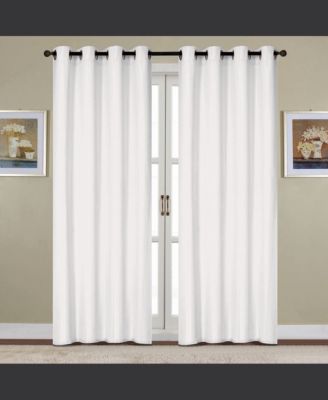 Штора RT Designers Collection Kennedy Room Darkening Grommet, белая