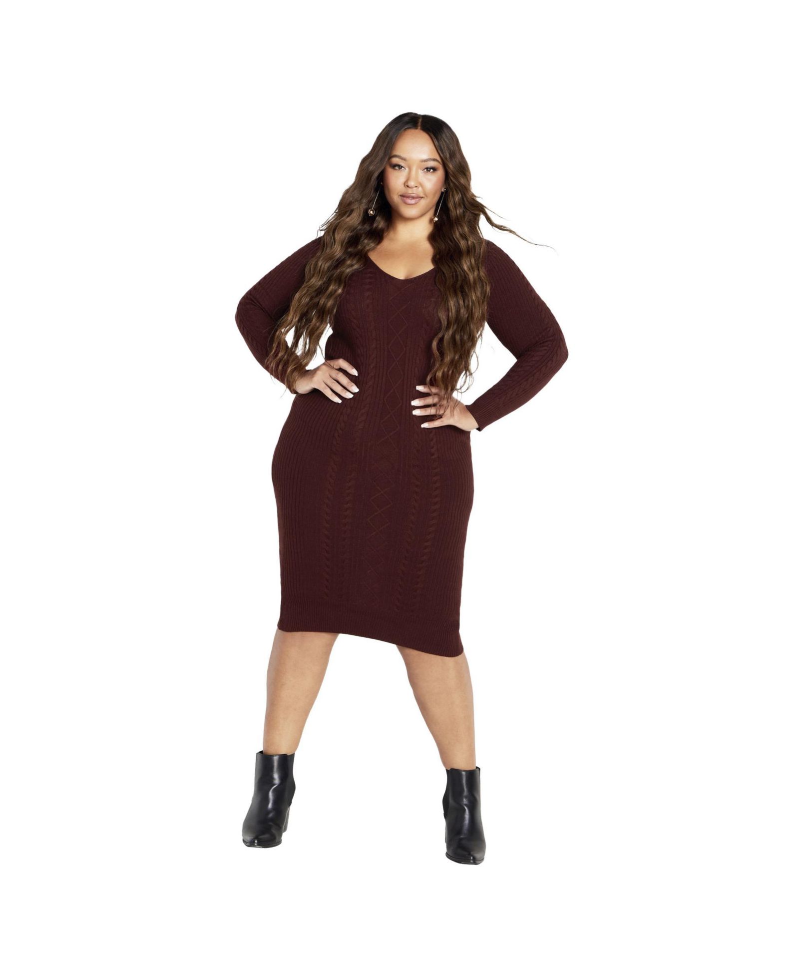 Avenue Женское платье Riley Sweater Plus Size