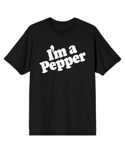Мужская футболка Dr Pepper Black Short Sleeve Logo
