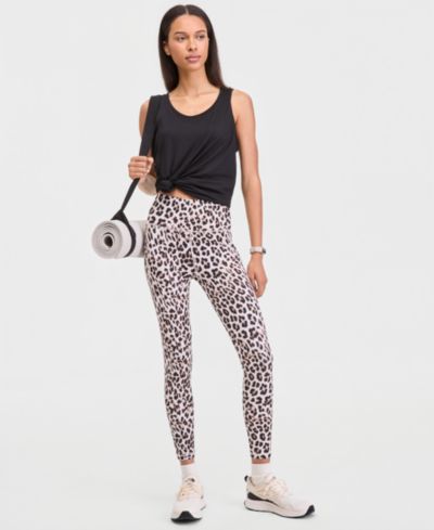 ID Ideology Женский Cheetah-Print 7/8 Compression Leggings