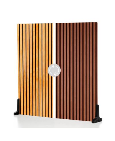 Двусторонняя доска V-FLAT WORLD Duo Board 24x24" Wood Slats Light/Wood Slats Dark