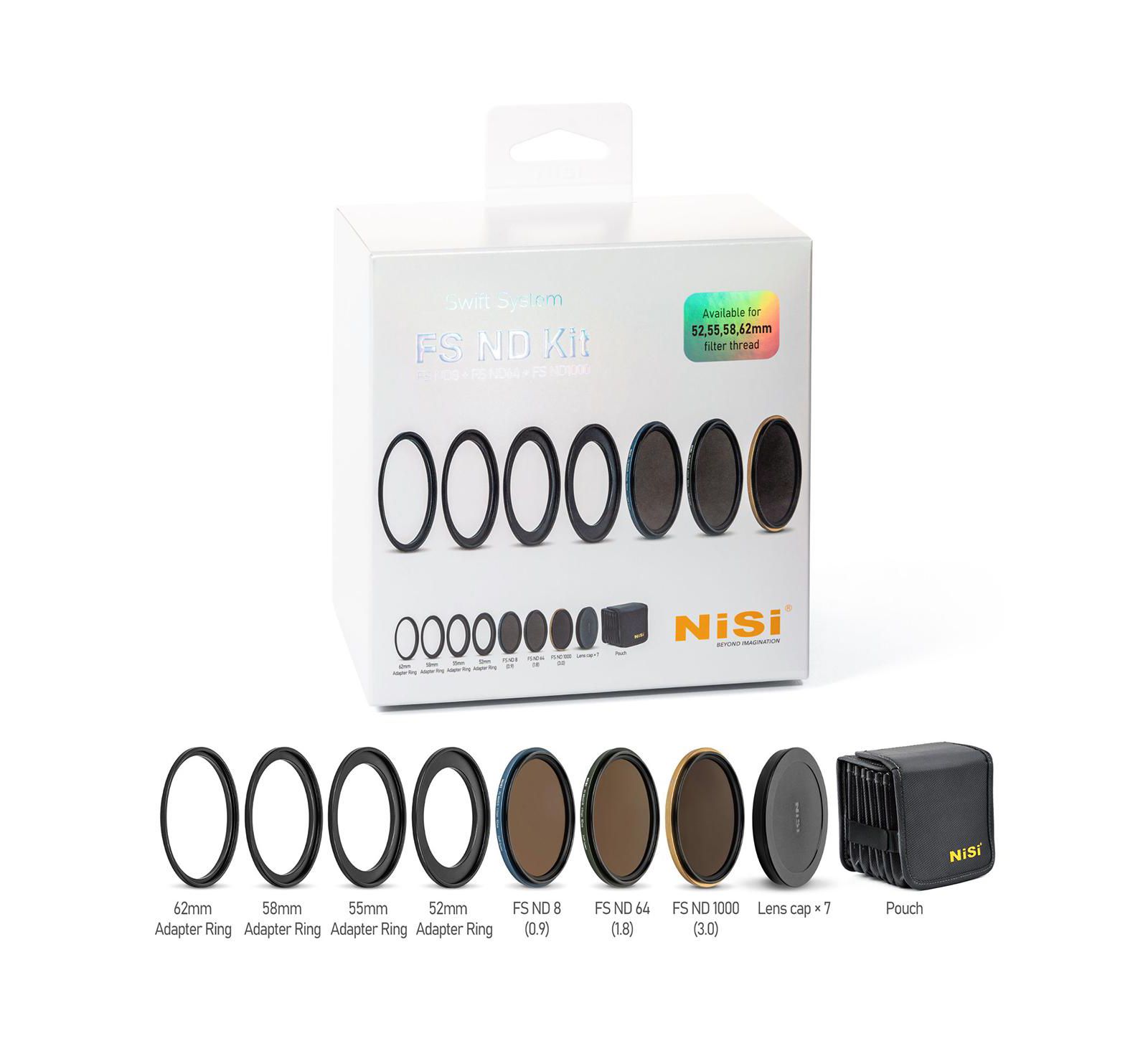 NiSi Swift FS ND фильтр-сет 62mm