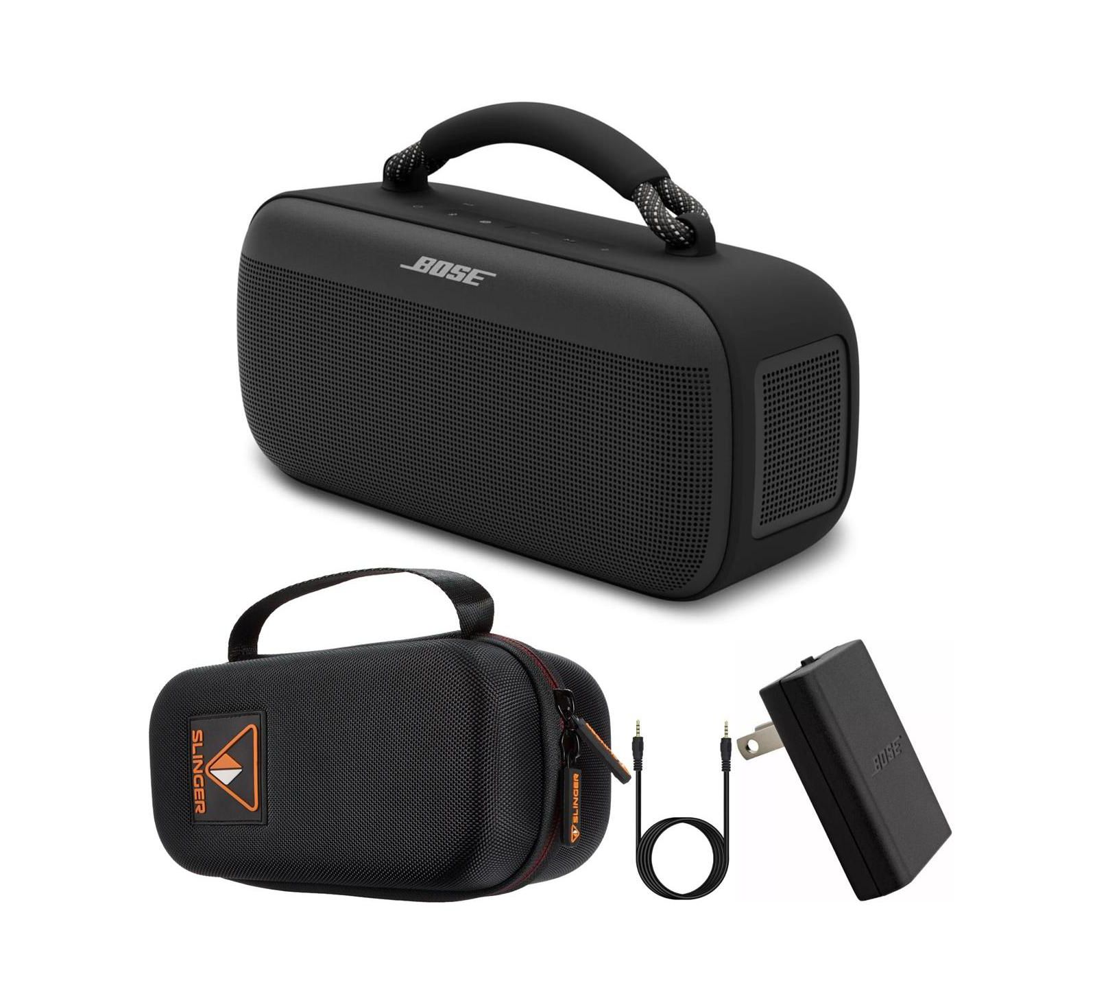 Bose SoundLink Max Bluetooth Speaker + Hard Shell Travel Case и USB кабель и AUX кабель