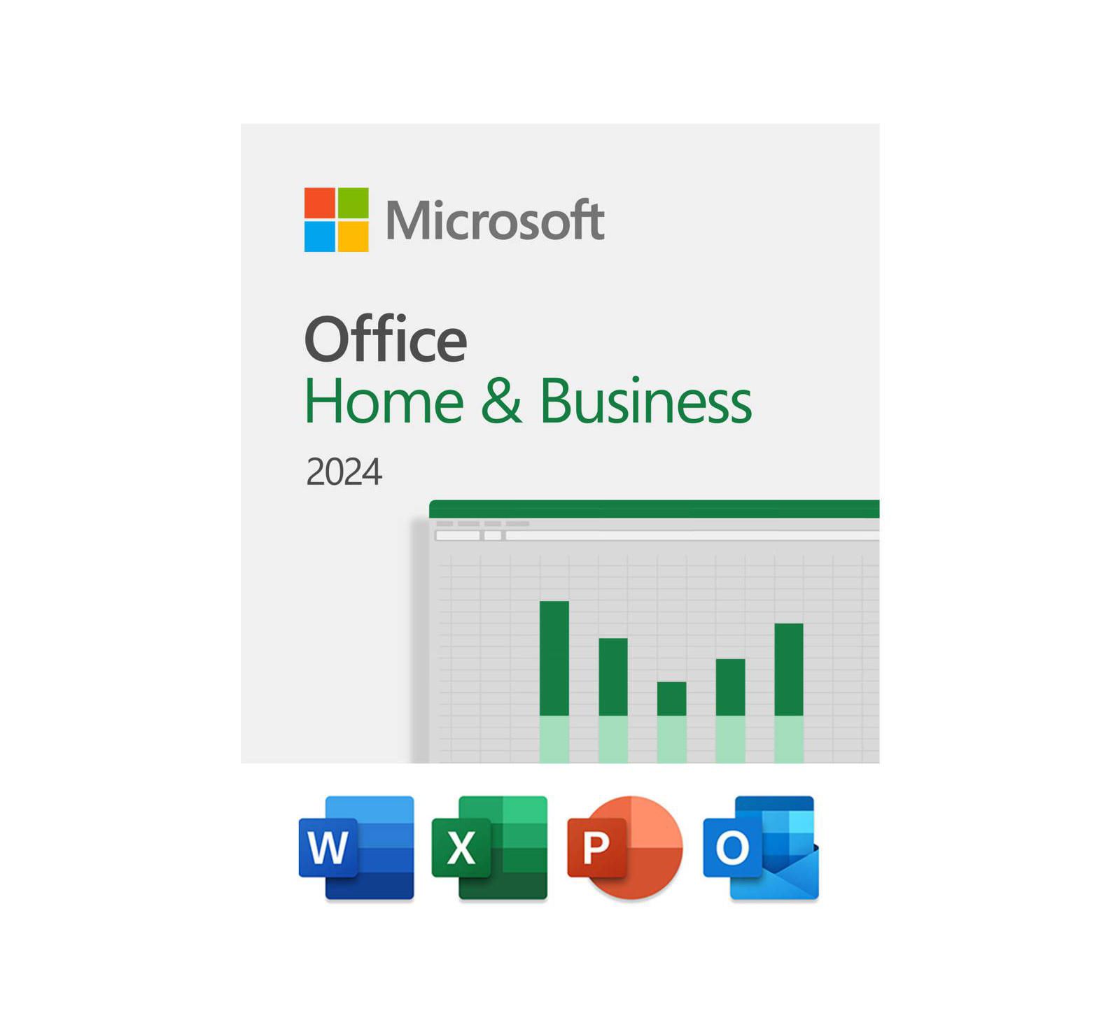 Microsoft Office Home and Business 2024 для PC/Mac, 1 пользователь, Box Pack