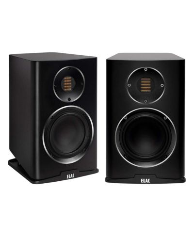 Elac BS243.4-sb Carina JET Folded-Ribbon-Tweeter Bookshelf Speakers
