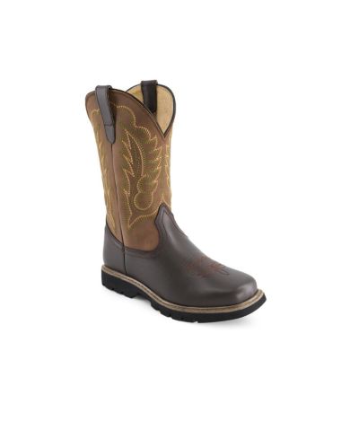 Forastero Men's Leather Cowboy Boots Bicolor