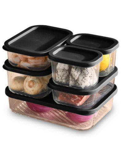 Nestl Borosilicate 12-Pc. Food Storage Container Set