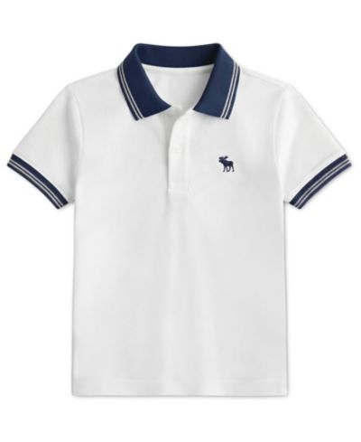 abercrombie kids детская рубашка поло с коротким рукавом Tipped, 2T-5T