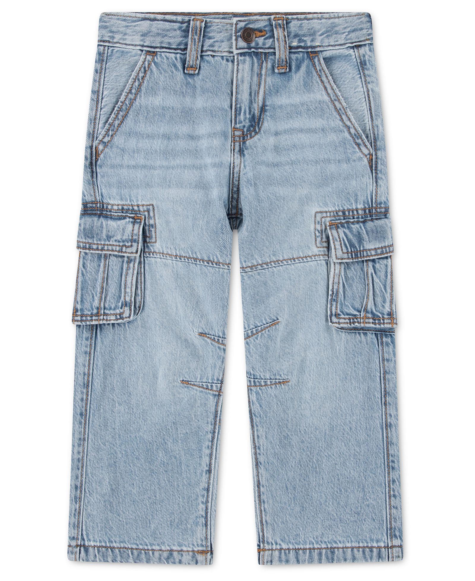 Детские широкие джинсы карго abercrombie kids для мальчиков 2T-5T
