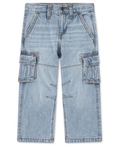 Детские широкие джинсы карго abercrombie kids для мальчиков 2T-5T