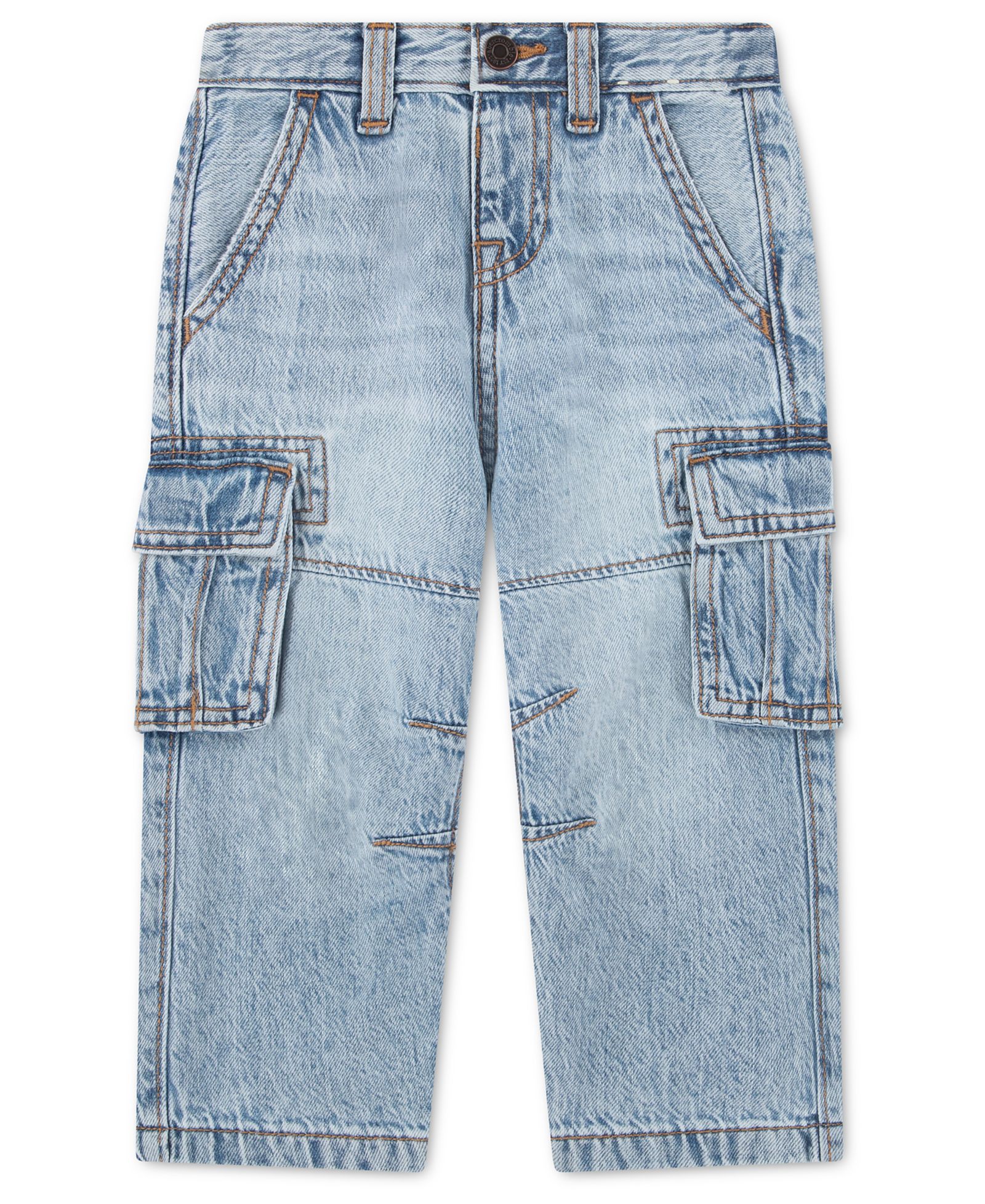 Детские мешковатые джинсы карго abercrombie kids для мальчиков