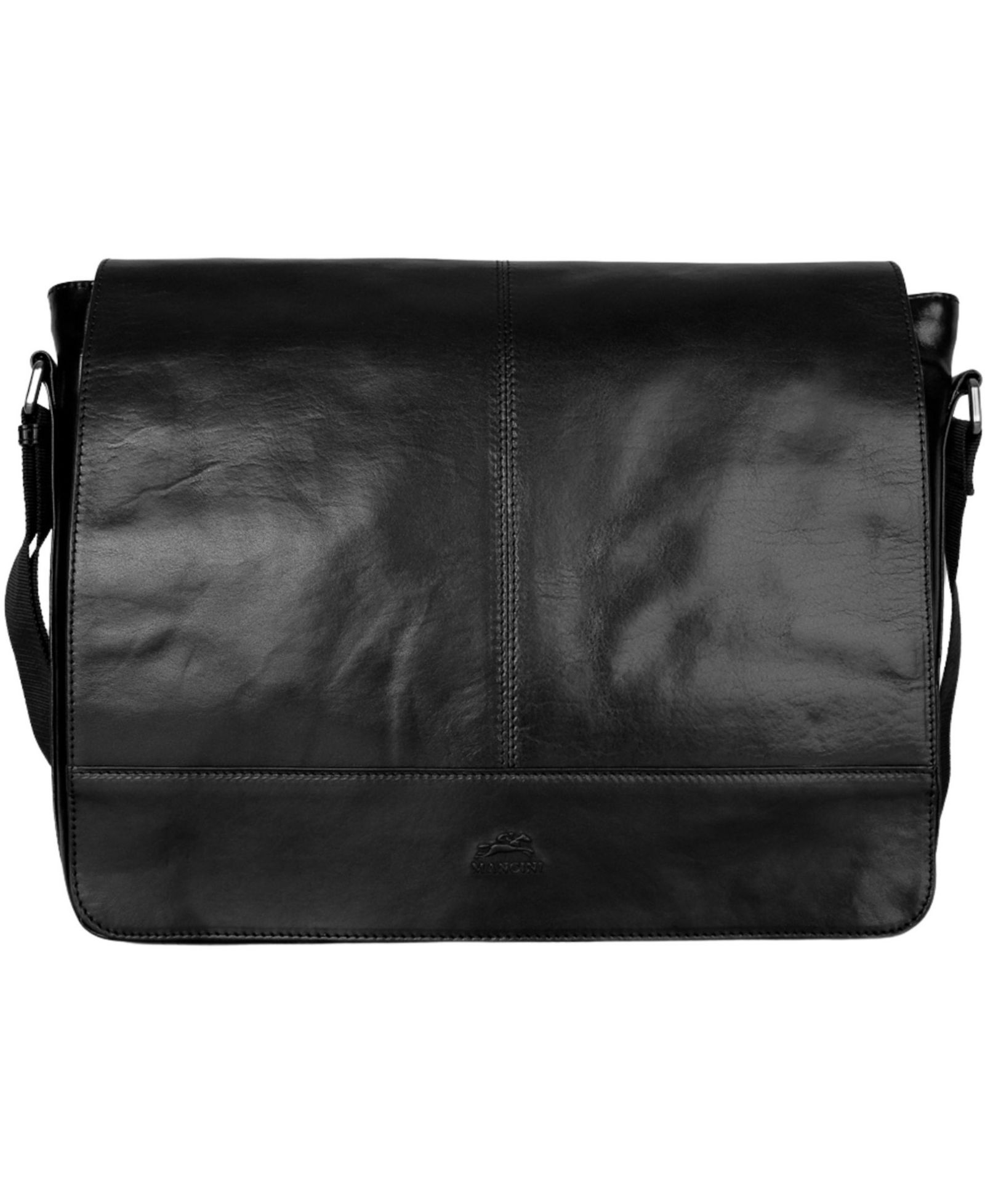 Mancini Men's Leather Messenger Bag