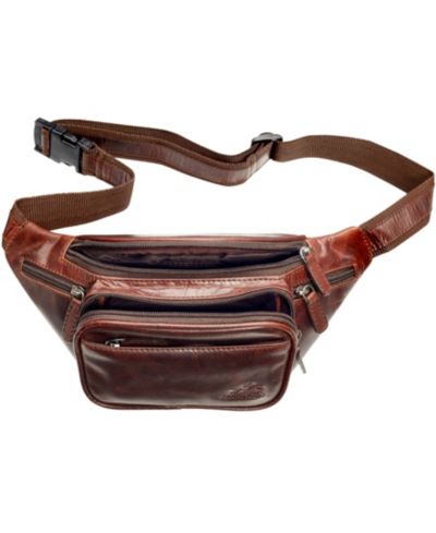 Mancini Men's Classic Waist Bag