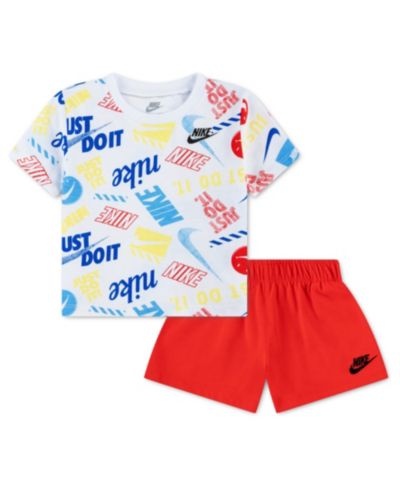 Nike Baby Boys' In The Zone Crewneck T-Shirt and Shorts, 2-Piece Set