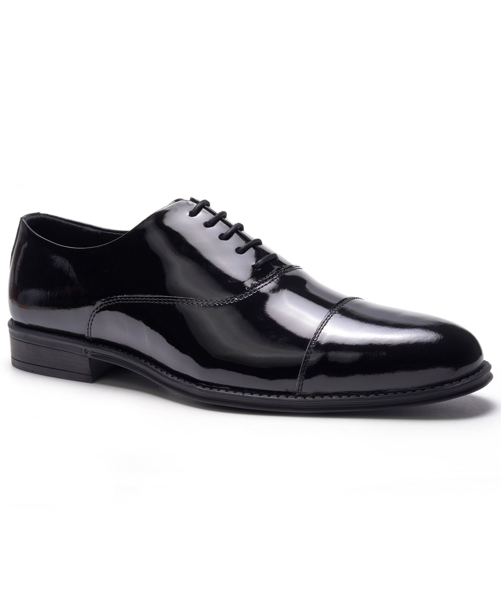 Мужские туфли A. Veer Nero Cap-Toe Tuxedo Oxford