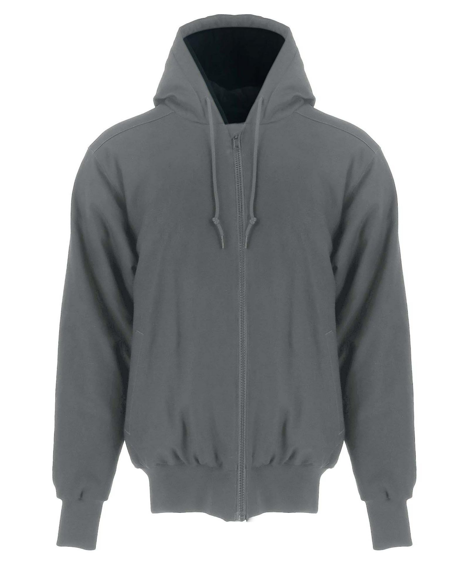 RefrigiWear Men's Canvas Jacket - 10degree(s)F Insulated Canvas Jacket with Water-Repellent Shell and Hood