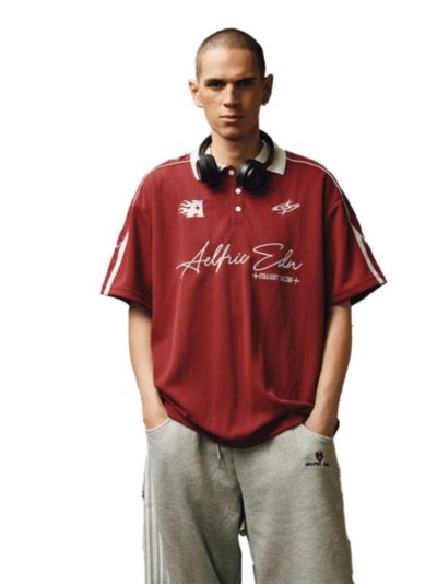 Спортивная джерси AELFRIC EDEN Men's Sporty Polo Soccer