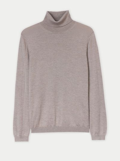 Gobi Cashmere Women's Essential Cashmere-Silk T-Neck Sweater