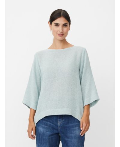 Masai Copenhagen Women's Dovinia 3/4 Sleeve Round Neck Blouse