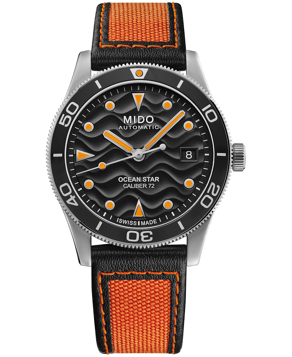 Mido Men's Automatic Sport Ocean Star Fabric Strap Watch 39mm