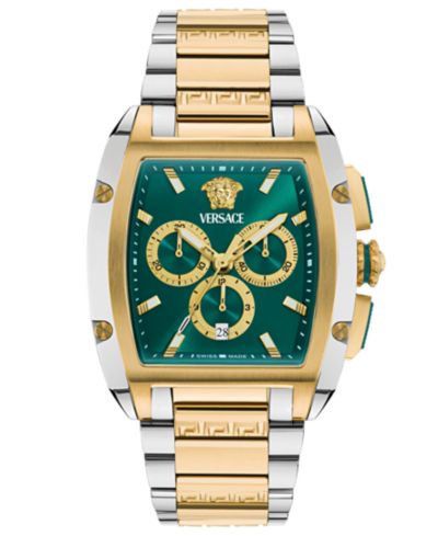 Мужские часы Versace Dominus Two-Tone из нержавеющей стали, 42X50mm