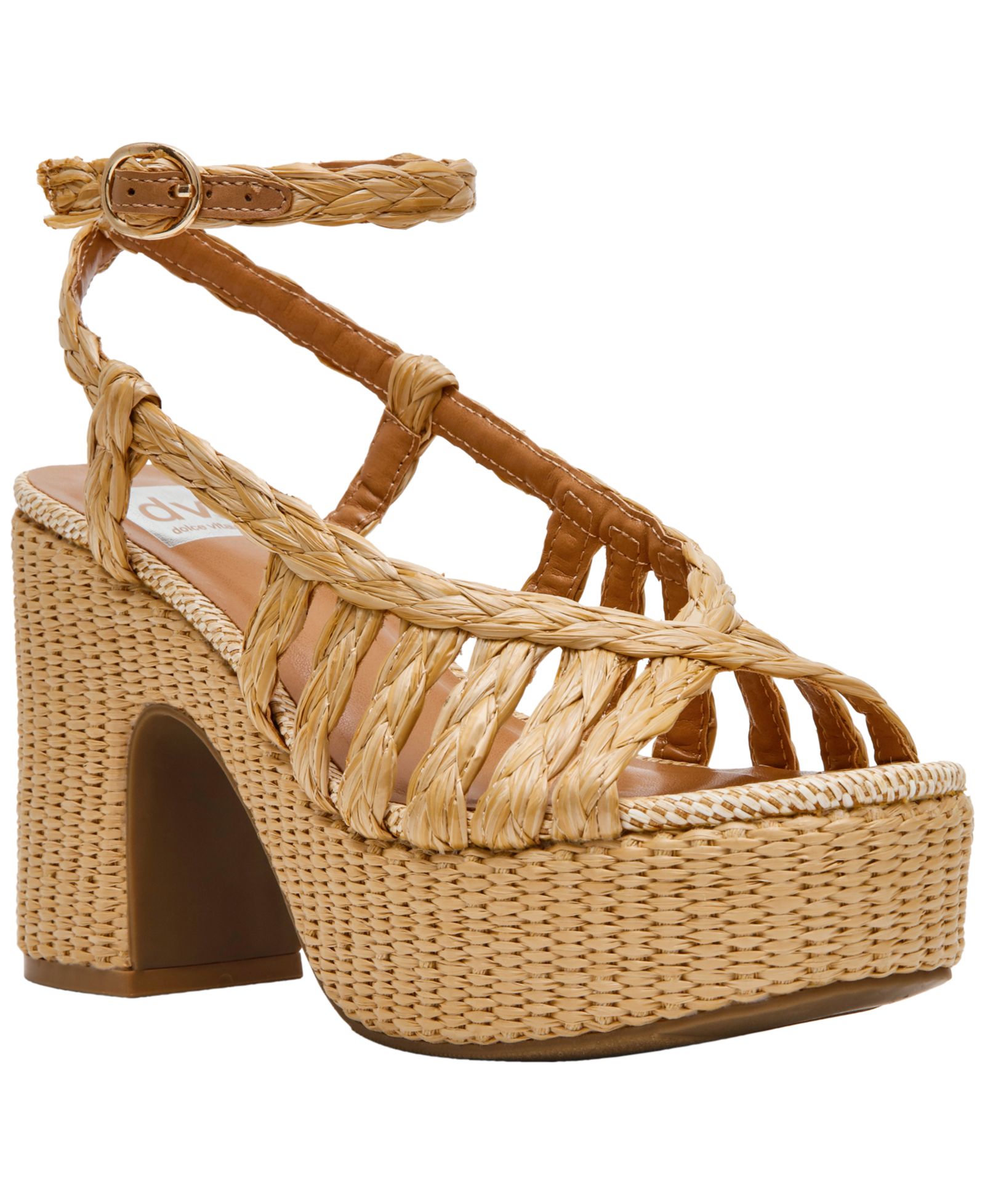 DV Dolce Vita Women's Micksy Two-Piece Strappy Platform Sandals